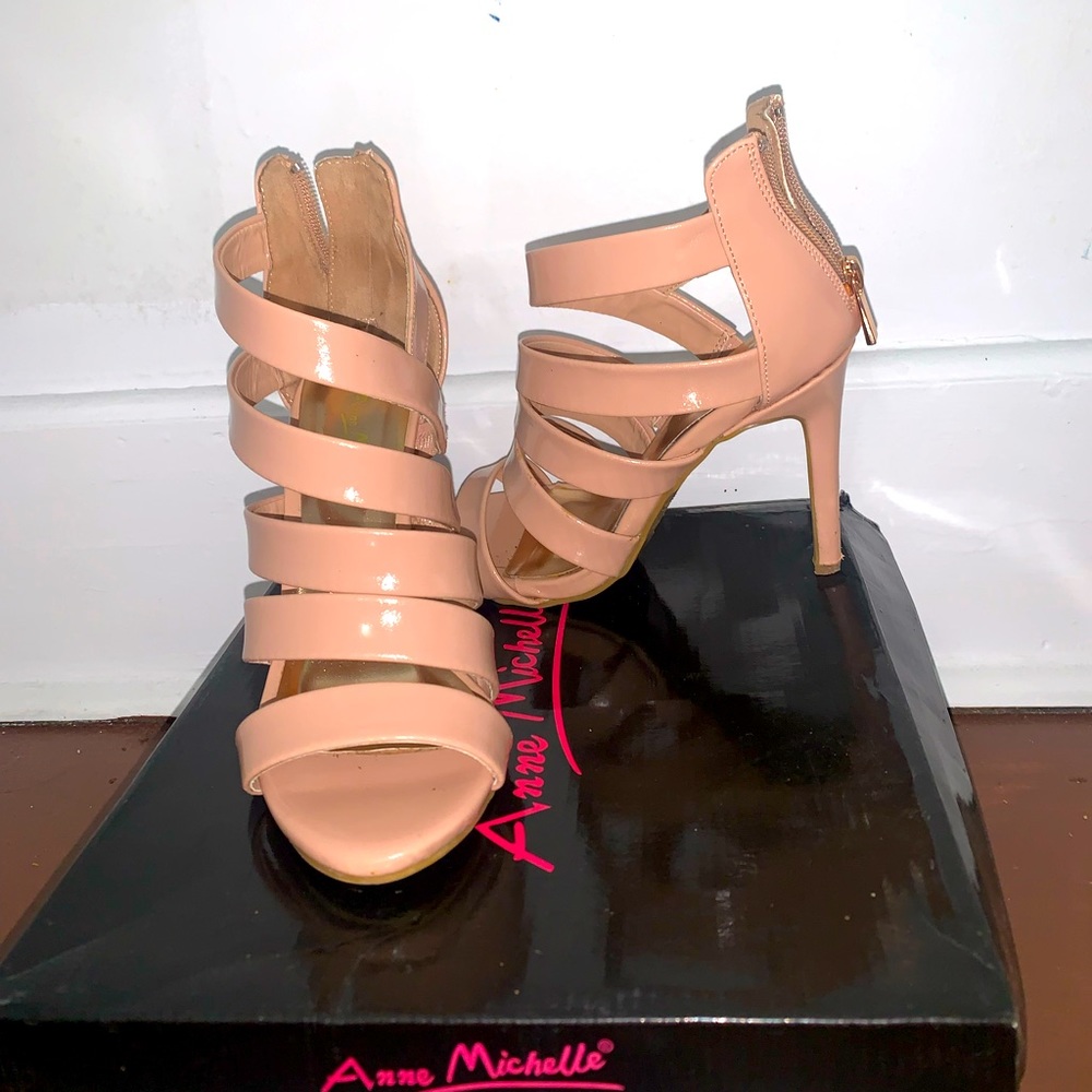 Size 6, Nude, Anne Michelle heels.